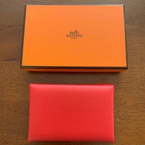 Hermes Calvi Card Holder